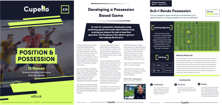 Soccer Coaching Books - position possession coaching book 