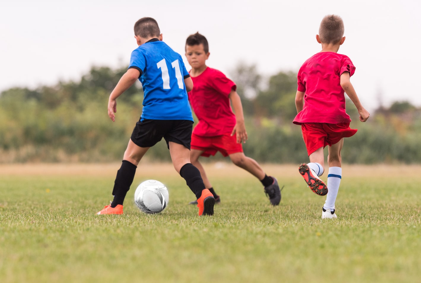 Competing for possession in soccer