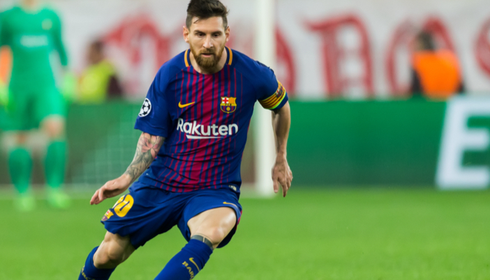 Soccer Position Numbers - Messi attacking midfielder