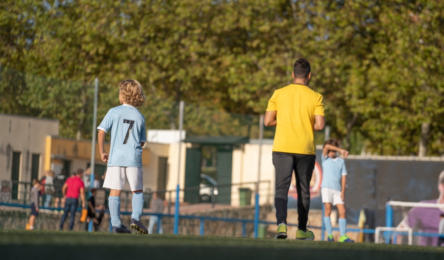 Kids soccer coaching