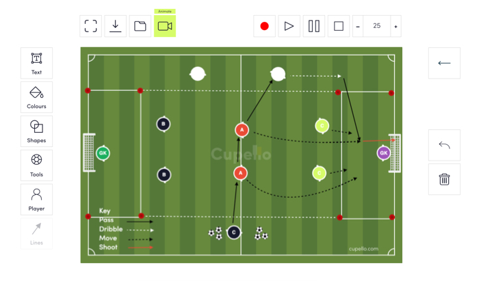 Football Session Planner Key Features