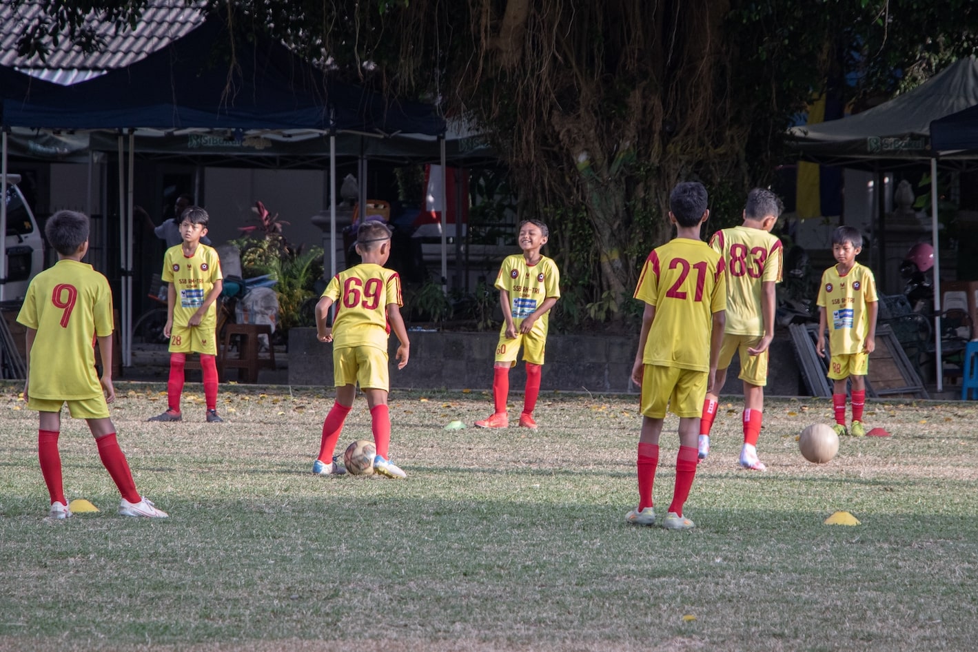 Soccer training