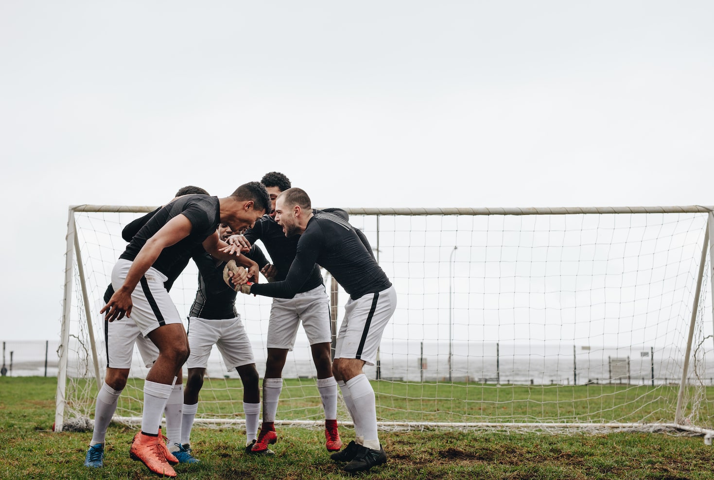 Soccer celebration